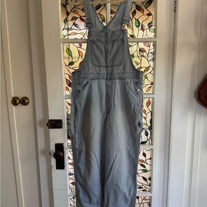 Madewell Carpenter Overalls – Size Large – Light Wash Denim